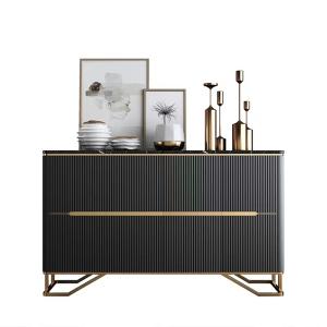 Wholesale Upholstery Metal Marble Top Sideboard Storage Cabinet from china suppliers
