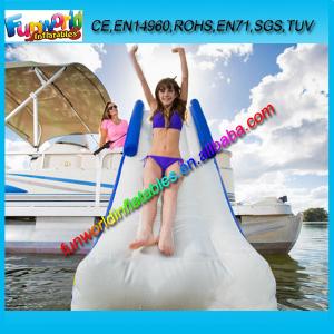 Wholesale 0.9mm PVC Tarpaulin Outdoor Inflatable Floating Slide For Sea from china suppliers