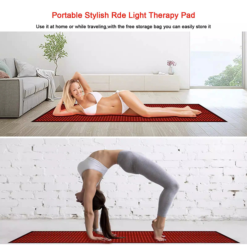 660nm and Near Infrared 850nm LED Light Combo , Pain Relief of Muscles and Joints 630 Lamp Beads Red Light Therapy Device