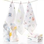 Printed Newborn Baby Napkins 100 Cotton Easy Wash Customized Carton Size