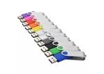 Swivel Gift USB Flash Drive 2GB 4GB 8GB Logo Custom Printing Plastic Case Gift