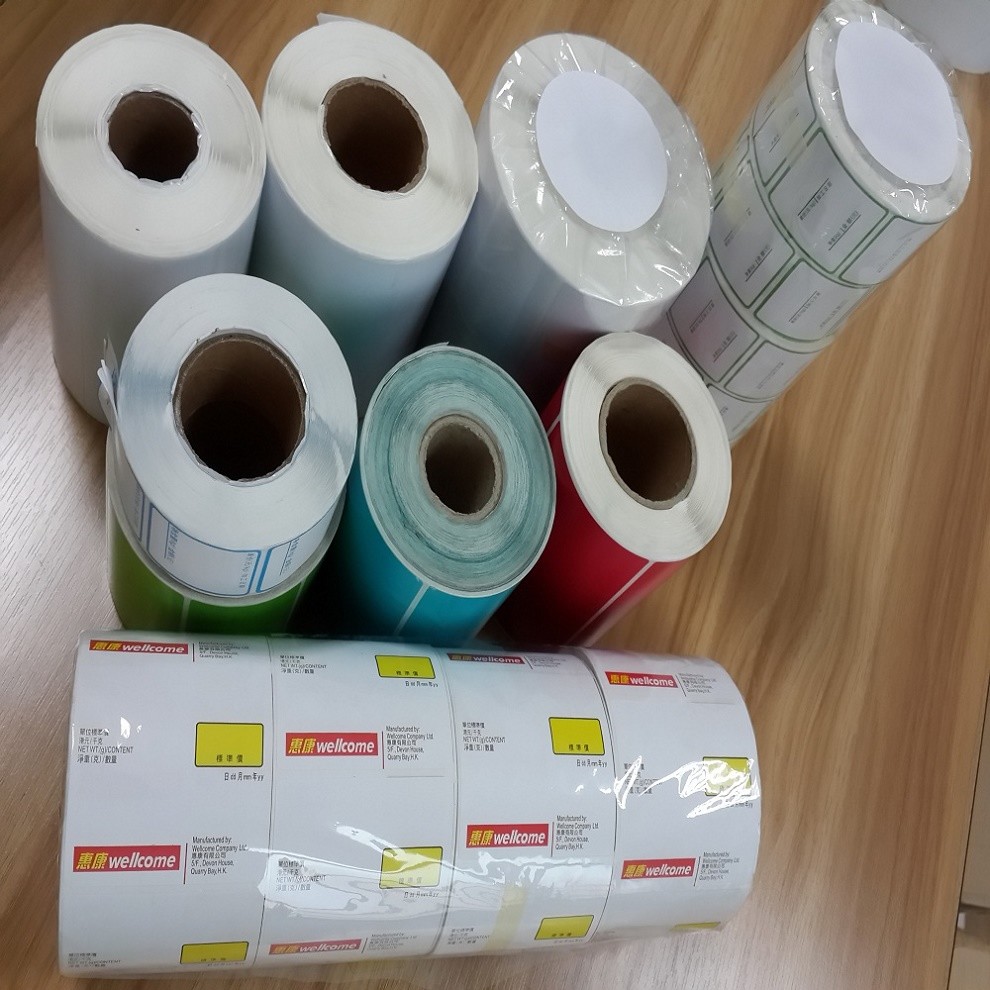 Silk Screen Barcode Label Stickers