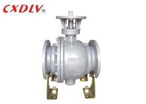 Wholesale Carbon Steel Trunnion Mounted ball valve stainless steel Natural Oil Gas Firesafe With Flange Ends from china suppliers