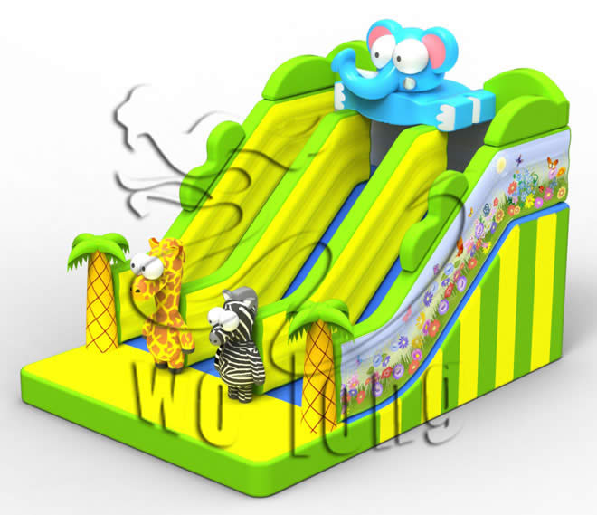custom inflatable dry slides, Animal inflatable Slide