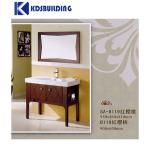 Brown Lavatory Bathroom Sink Vanity Modern Cabinet