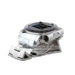 W980 Cool Stainless Steel Quad Band Bluetooth Mp3 / Mp4 Player Wrist Watch Cell