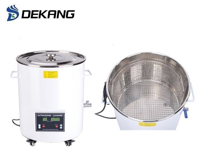 Industrial Parts Barrel Ultrasonic Blind Cleaning Machine 15 Liter 300W With Heater Timer