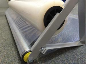Wholesale Sticky Back SGS 500g/25mm Carpet Protection Film Anti Foot Traffic from china suppliers