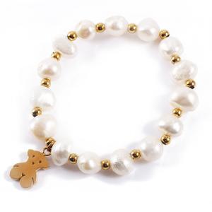 Wholesale Fancy Freshwater Pearl Handmade Stone Bracelets / Charm Pearl Bracelet from china suppliers