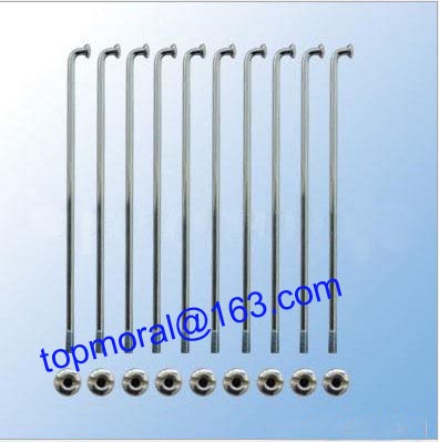 Zinc Plated Motorcycle Spokes and Nipples