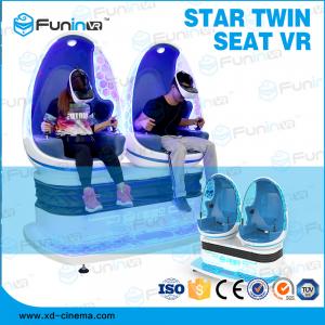 Wholesale 2 Players 9D VR Simulator Roller Coaster Kids Games Electronics Train from china suppliers