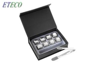 Wholesale Bar Accessories Freezer Whisky Stainless Steel Ice Cube Gift Set Food Grade from china suppliers