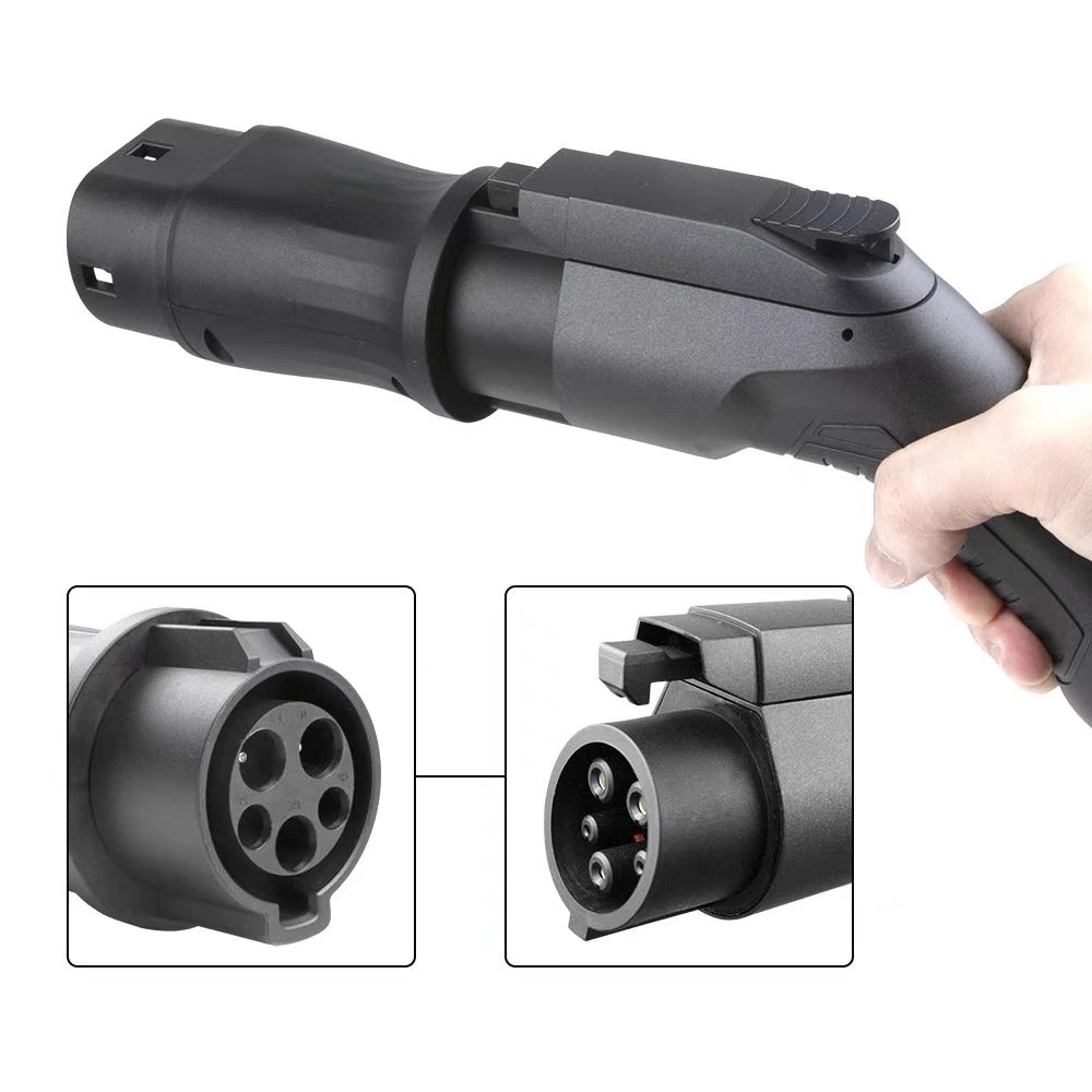 16A 32A Electric Vehicle Charging Adapter J1772 To IEC62196 EV Type 1 To Type 2 Adaptor