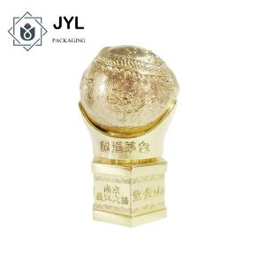 Wholesale Brandy Whisky Liquor Bottle Caps Zamac Alcohol Gold Sliver ISO9001 from china suppliers
