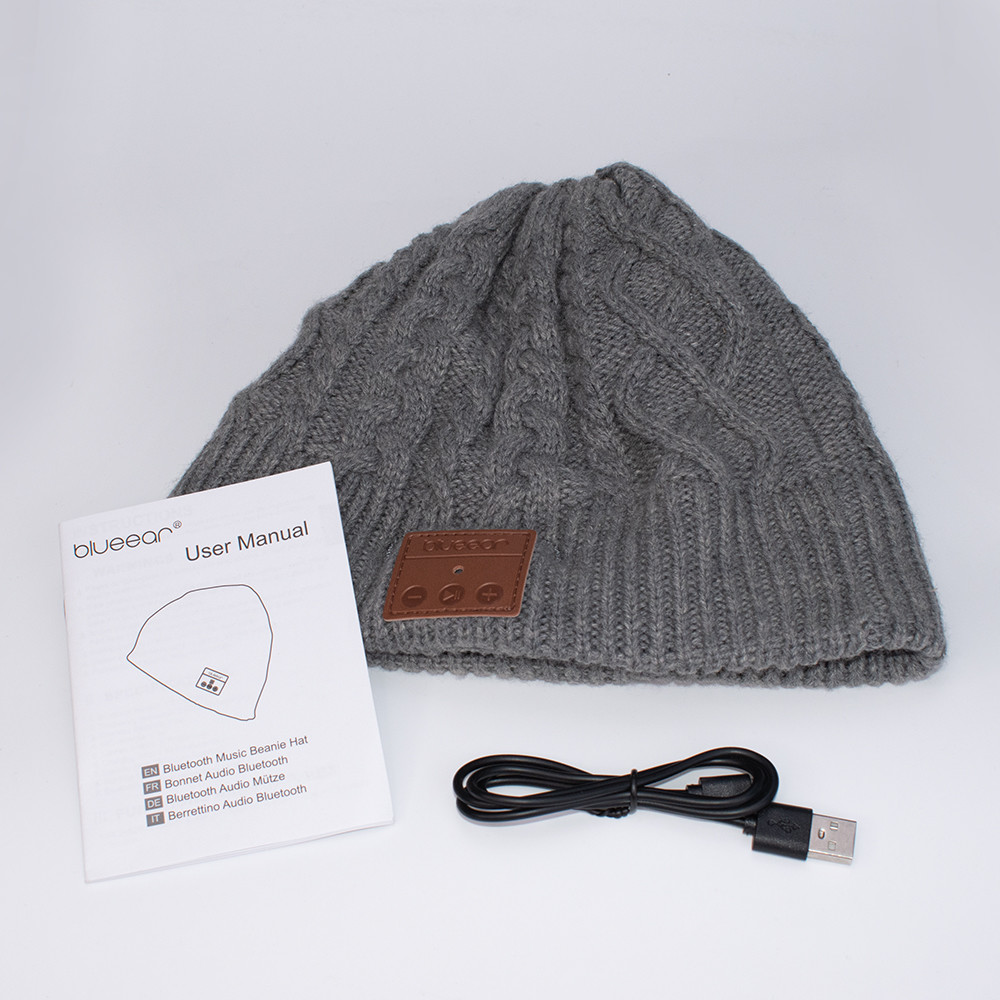 Knitted Beanie 3.7V Battery 400mAh 10M Bluetooth Magic Hat