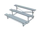 Durable Outdoor Metal Bleachers , Aluminum Football Bleachers Portable