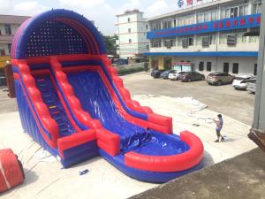 Wholesale OEM Silk Printing Inflatable Pool Water Slide Commercial Bouncer from china suppliers