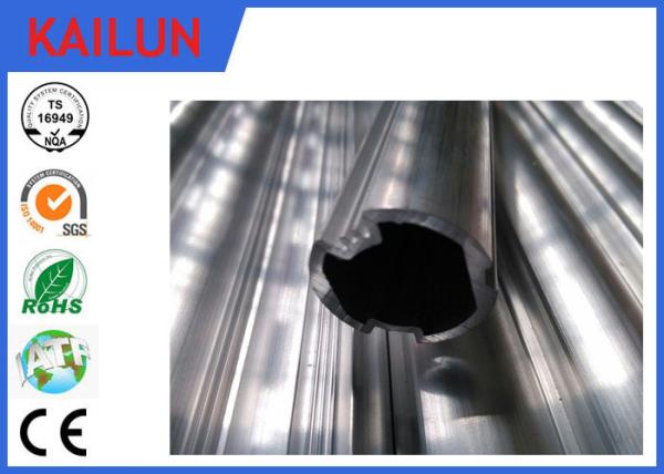 28 MM Outer Dia Extruded Aluminium Tube Coach Interior Trim Part With 6063