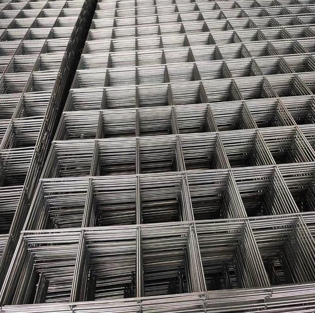 black welded wire mesh panels