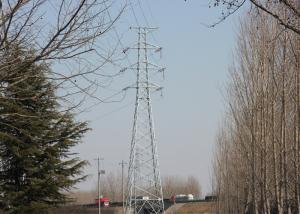 Wholesale Metal Lattice 220 Kv Transmission Line Towers , Hot Dip Galvanized Steel Tower from china suppliers