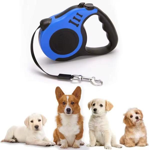 Personalized Retractable Dog Leads Nylon Extendable Dog Leashes For Dog Vest Leash