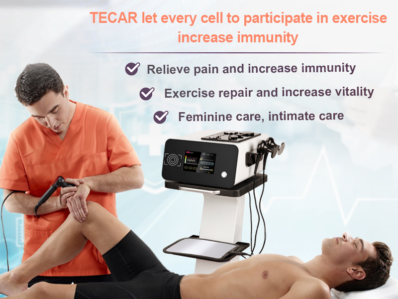 448Khz Tecar Diathermy Smart Physiotherapy Machine Skin Rejuvenation