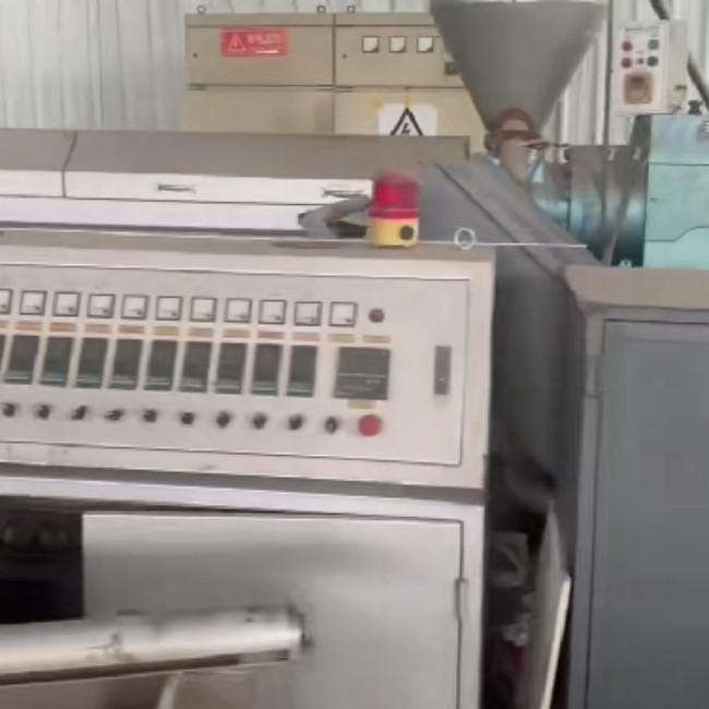 Second Hand High Speed PP PE Flat Yarn Extrusion Line For PP Woven Bag
