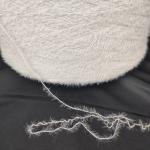 1.3CM 0.9CM 100% Nylon Eyelash Yarn Fancy Soft Yarn For Making Knit Fabrics