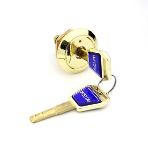 Wholesale Golden Plated Wardrobe Locks Novel Design Cw 90 Degree Rotation from china suppliers