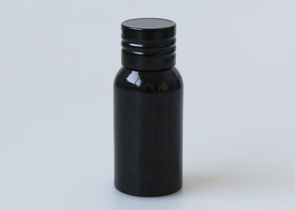 30ml Black Small Aluminum Lotion Bottles Airless 30ml / 1oz 76mm Height