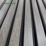 Bedroom Modern Design MDF Wood Slat Acoustic Panels With 12mm Thickness