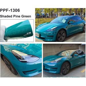 Wholesale Heat Healing Shaded Pine Green Color Paint Protection Film Peelable Removability Color PPF Film from china suppliers