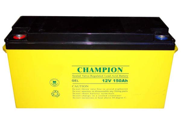 China Champion Deep Cycle Battery 12V150AH NP150-12-G Sealed Lead Acid Solar GEL