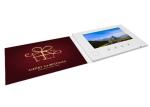 A4 Hardcover Full Printing Wedding Invitation Video Card 128MB-4GB Video TV