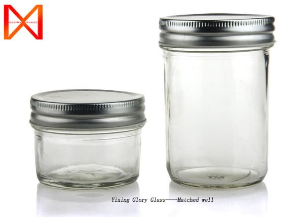 Accurate Size Glass Tea Coffee Sugar Canisters For Resturant Kitchen SGS