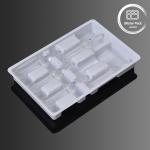 Medical Vacuum Formed Plastic Trays For 6 Injections Blister Packaging For 5ml