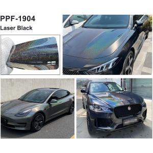 Wholesale 60inchx53ft Laser Black Color PPF Film Heat Repair Black Vehicle Wrap Film from china suppliers