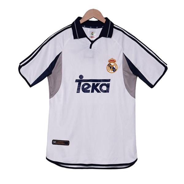 Real Madrid 2000 Retro Home Fan Edition Jersey Pays Tribute to the Galacticos