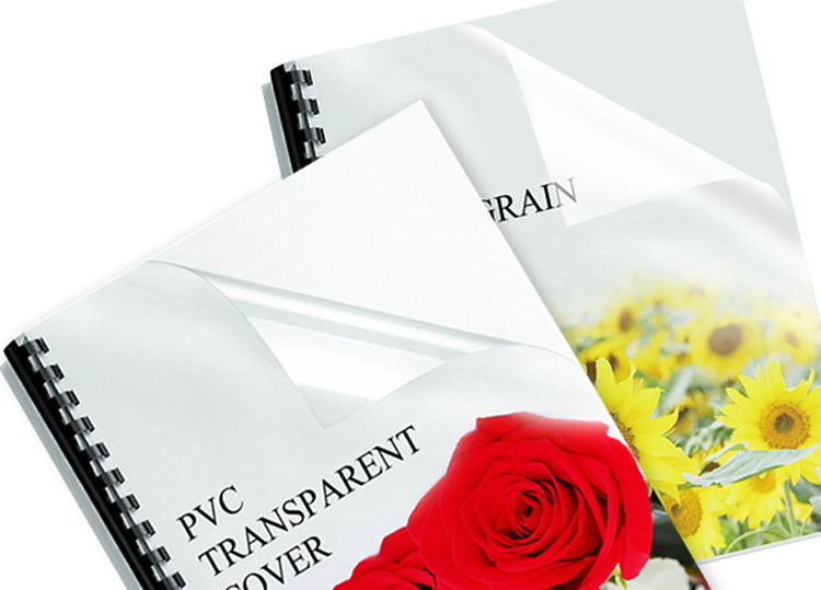 Scratch Resistance A4 100 Micron PVC Binding Cover For Presentation