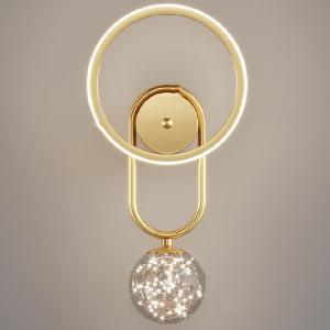Wholesale Bedroom Mounted Glass Modern Wall Light Customized Wedding Sconces from china suppliers