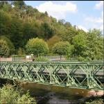 ISO Q345B Prefab Steel Bridge Fabrication Metal Pedestrian Bridge Earthquake