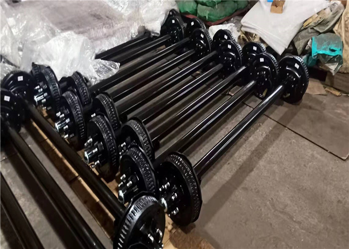 auto CAD Agriculture Trailer Chassis Parts Galvanized Boat Trailer Axles