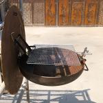600mm Wall Hanging Barbecue 23.6 Inch Wood Burning Fire Pits