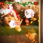 Custom Printing Christmas Holiday Wall Stickers Pegatina Para Decoracion De