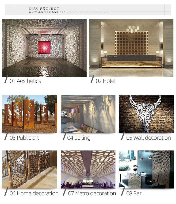 304 316 Grade 3D Pattern Decorative Stainless Steel Sheet Custom Size 0.8mm Thickness