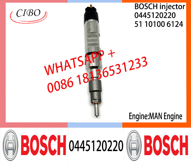 BOSCH 0445120220 51101006124 Neutral Fuel Injector Assembly 0445120220 51101006124 For MAN