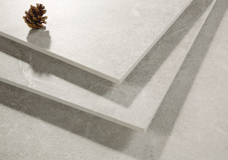 Beautiful Balcony Floor Tiles , Rustic Porcelain Tile Slip Resistance Beige Color