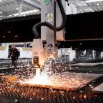14000mm*500mm Plate Sheet Fiber Gantry Laser Cutting Machine Bevel Cutting Two Z