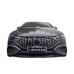 Wholesale For Mercedes EQE Carbon Fiber Body Kit EQE Upgrade BS Style Carbon Fiber Front Lip Diffuser Spoiler Body Kit from china suppliers
