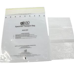 Wholesale Medical Self Sealing Plastic Transport Biohazard Specimen Bag Custom Transparent from china suppliers